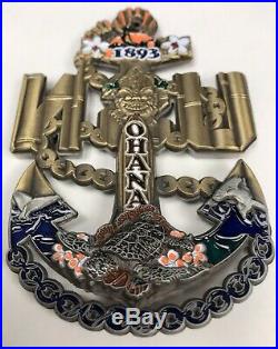 RARE OHANA Ver 2, CPO Challenge coin, Navy Chief