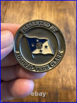 RARE USN CNO Chief of Naval Operations Admiral Vern Clark Navy US Challenge Coin