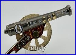 RARE USS Chancellorsville CG-62 Chiefs Mess Navy CPO Cannon Wheel Challenge Coin