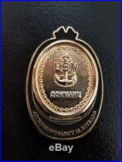 RARE USS Constitution CMC CSC US Navy Chief Challenge Coin USN CPO Old Ironsides