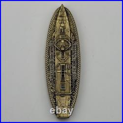 RARE USS Nitze DDG-94 Elongated Challenge Coin Arleigh Burke Navy 3