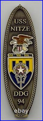 RARE USS Nitze DDG-94 Elongated Challenge Coin Arleigh Burke Navy 3