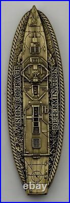 RARE USS Nitze DDG-94 Elongated Challenge Coin Arleigh Burke Navy 3