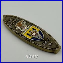 RARE USS Nitze DDG-94 Elongated Challenge Coin Arleigh Burke Navy 3