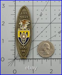 RARE USS Nitze DDG-94 Elongated Challenge Coin Arleigh Burke Navy 3