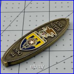 RARE USS Nitze DDG-94 Elongated Challenge Coin Arleigh Burke Navy 3