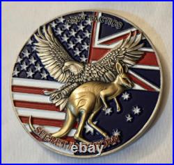 RARE US Navy ASW Tactics Secret YESFORN Australia Intelligence Challenge Coin