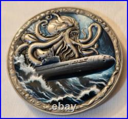 RARE US Navy ASW Tactics Secret YESFORN Australia Intelligence Challenge Coin