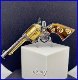 RARE US Navy Chiefs Revolver Style Challenge Coin Engraved Barrel & Numbered