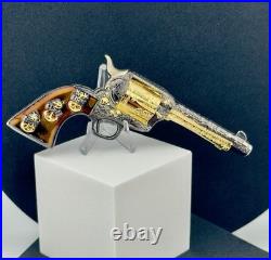 RARE US Navy Chiefs Revolver Style Challenge Coin Engraved Barrel & Numbered