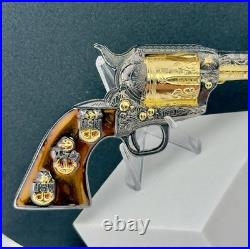 RARE US Navy Chiefs Revolver Style Challenge Coin Engraved Barrel & Numbered