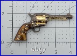 RARE US Navy Chiefs Revolver Style Challenge Coin Engraved Barrel & Numbered