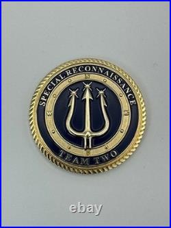 RARE US Navy NSW SEAL Team DEVGRU Special Reconnaissance Team Two SRT-2 Coin