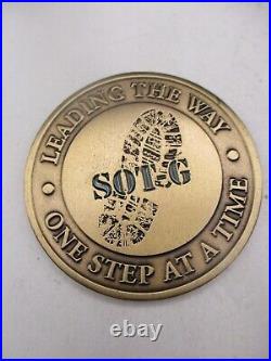 RARE US Navy SEAL Chief Rob Roy SOT-G Leading the Way Challenge Coin / CPO