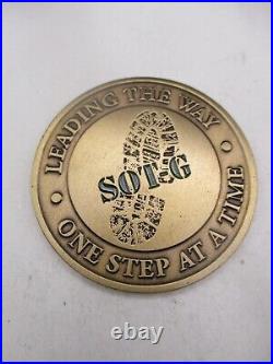 RARE US Navy SEAL Chief Rob Roy SOT-G Leading the Way Challenge Coin / CPO
