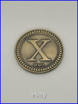 RARE US Navy SEAL Team 10 X DEVGRU NSW ST10 Afghan Deployment OEF Bronze Coin