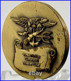 RARE US Navy SEAL Team 2 Command Master Chief Presentation Challenge Coin NSW