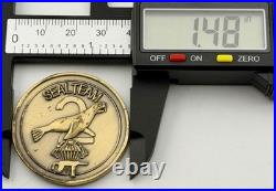 RARE US Navy SEAL Team 2 Command Master Chief Presentation Challenge Coin NSW