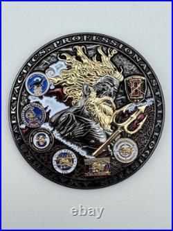 RARE US Navy SEAL Team DEVGRU NSW Group 2 Logistics and Support Unit Coin