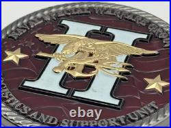 RARE US Navy SEAL Team DEVGRU NSW Group 2 Logistics and Support Unit Coin
