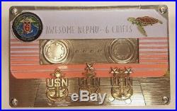 RARE U. S. NAVY GUARDIANS OF THE PACIFIC NEPMU Huge CHALLENGE COIN
