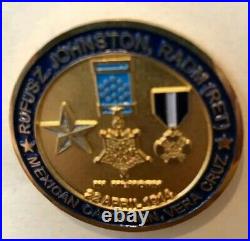 RUFUS JOHNSON Adm Navy Very Rare #68/100 MEDAL OF HONOR CHALLENGE COIN Item#7404