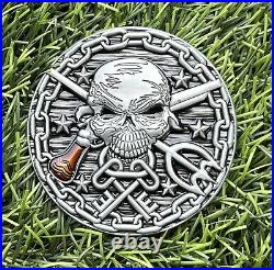 Rare 3 DEVGRU Logistics Keeper of the Keys. USN Navy NSW Chief Challenge Coin