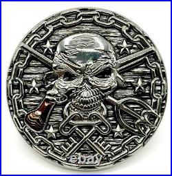 Rare 3 DEVGRU Logistics Keeper of the Keys. USN Navy NSW Chief Challenge Coin