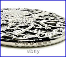 Rare 3 DEVGRU Logistics Keeper of the Keys. USN Navy NSW Chief Challenge Coin