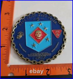 Rare CPO Chief US NAVY LHD 8 USS MAKIN ISLAND SAN DIEGO CHALLENGE COIN Raider