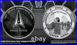 Rare! Department Of Defense United States Space Force Coin and Anniversary Coin