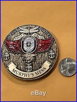 Rare Gold Version Navy Chief USS Michael Murphy CPO Challenge Coin