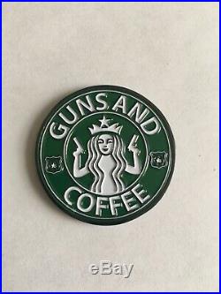 Rare Guns & Coffee Usn Coins (non-nypd/cpo/usss/seal/cigar) 6 Coin Set