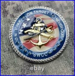 Rare! NAVAL SPECIAL WARFARE SEAL TEAM 4 CHALLENGE COIN SWCC BOAT SBT-22 IRAQ