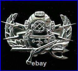 Rare Naval Special Warfare Seals Navy Experimental Diving Unit Challenge Coin