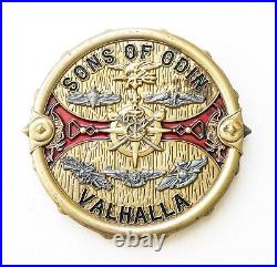 Rare Naval Special Warfare Sons of Odin SEAL Chief / CPO Navy Challenge Coin