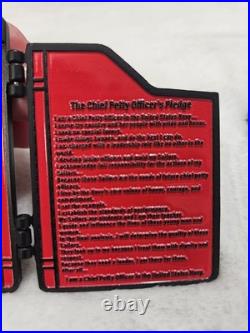 Rare Navy Chief Petty Officer Challenge Coin CPO Pokémon Starter Pack Heavy