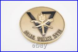Rare Navy Commander Challenge Coin Naval Special Warfare Seal Team XVII 17 Wow
