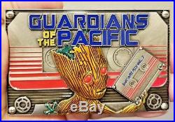 Rare Navy Guardians Of The Pacific Khaki Nepmu 6 Chiefs Challenge Coin Cpo Usn