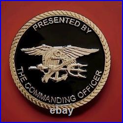 Rare Navy Operational Support Center SEAL TEAM Challenge Coin commander issued