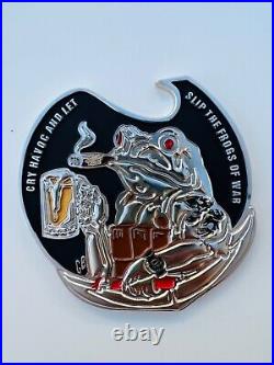 Rare Navy SEAL Team 3 Challenge Coin with bottle opener