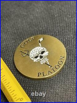 Rare Navy SEAL Team Five V Golf Platoon Vtg Challenge Coin
