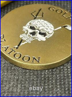 Rare Navy SEAL Team Five V Golf Platoon Vtg Challenge Coin