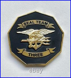 Rare Navy Seal Team 3 Three Troops NSW DEVGRU Challenge Coin