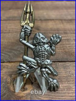 Rare Navy Seal Team 6 DEVGRU Skull Bone Frog Challenge Coin NUMBERED Older