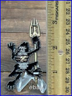 Rare Navy Seal Team 6 DEVGRU Skull Bone Frog Challenge Coin NUMBERED Older
