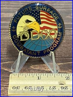 Rare Raytheon US Navy DD(X) Zumwalt Destroyer Program Weapons Challenge Coin