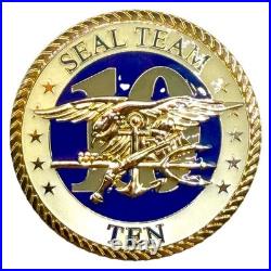 Rare SEAL TEAM TEN Coin. USN Navy 2010 NSW Challenge Coin