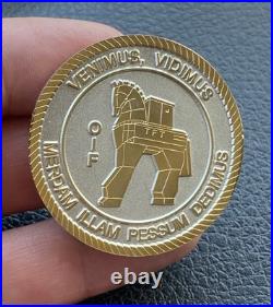 Rare Special Operations Navy SEAL Trojan Horse Iraqi Freedom Challenge Coin