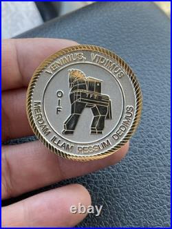 Rare Special Operations Navy SEAL Trojan Horse Iraqi Freedom Challenge Coin